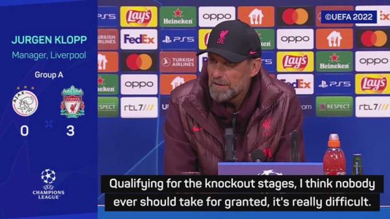 Qualifying for last-16 shouldn't be 'taken for granted' - Klopp