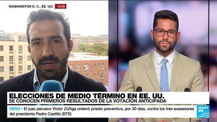 Informe desde Washington: se conoce primer reporte de resultados de votación anticipada