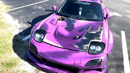 Transforming A Mazda RX-7 With Manga-Style Paint