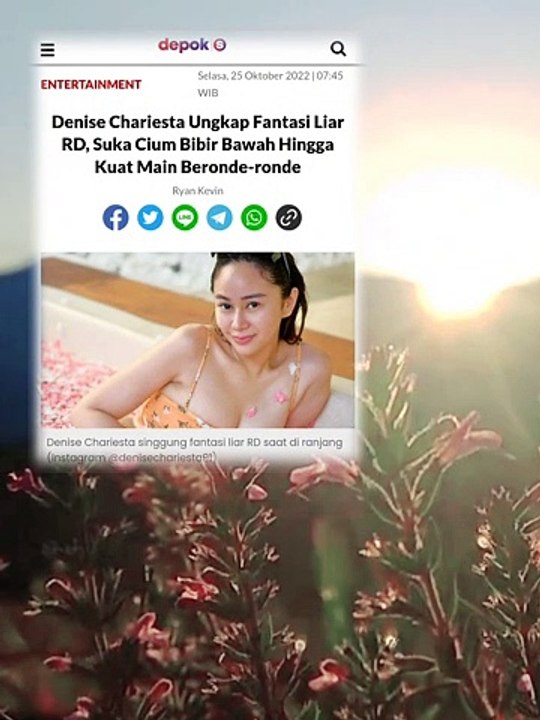 Denise Chariesta Ungkap Fantasi Liar RD