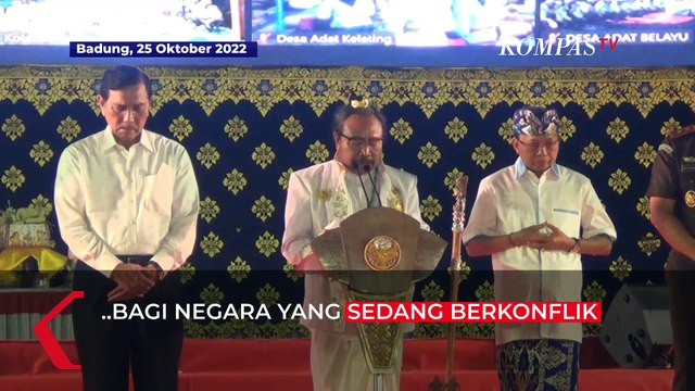 Luhut Harap Rusia-Ukraina Damai di KTT G20: Bali Bawa Aura Perdamaian