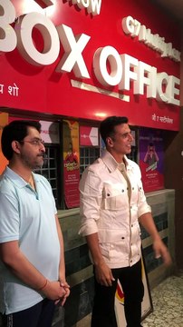 Watch | Akshay Kumar along with director Abhishek Sharma and producer Vikram Malhotra surprised the audiences at Gaiety Galaxy as Ram Setu is doing exceptionally well at the box office.