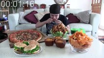 20,000 Calorie Superbowl Challenge (Wings, Doritos, Pizza...)