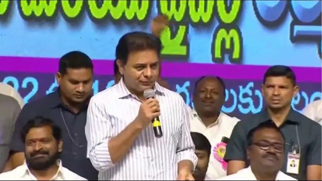 Munugode Bypoll: KTR Participating in Lorry Owners & Drivers Athmeeya Sammelanam at Munugode #Khammamtalkies