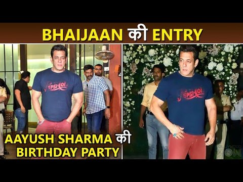 Salman Khan and Many Stars Celebrate Aayush Sharma's Birthday At Arpita Khan's House
