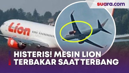 Kronologi Mesin Pesawat Lion Air JT330 Terbakar Usai Take Off