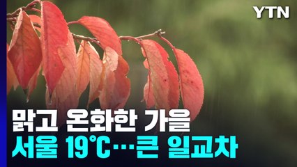 [날씨] 내륙 맑고 온화, 큰 일교차...늦은 오후부터 영동 비 / YTN