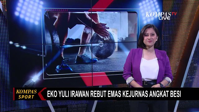 Kejuaraan Nasional Angkat Besi Senior 2022, Eko Yuli Irawan Rebut Emas!