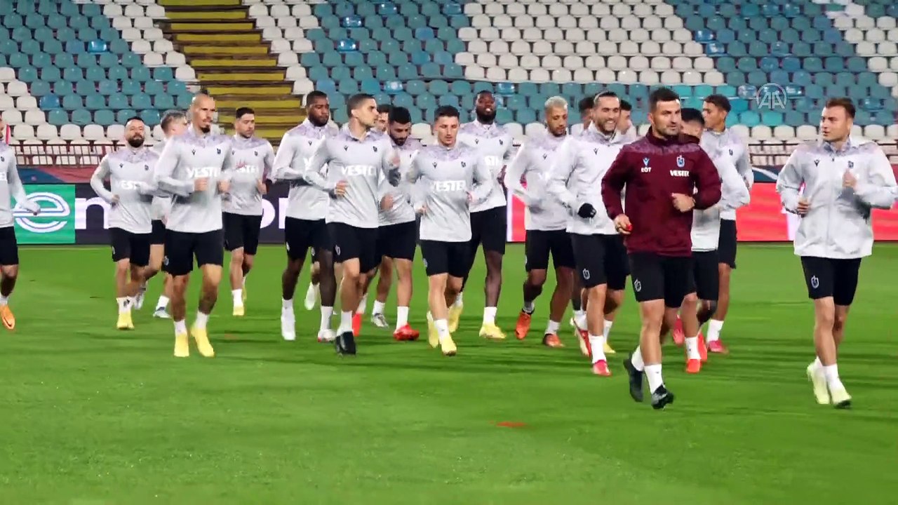 Trabzonspor, Kızılyıldız maçına hazır
