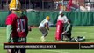 Green Bay Packers Running Backs Drills on Oct, 26
