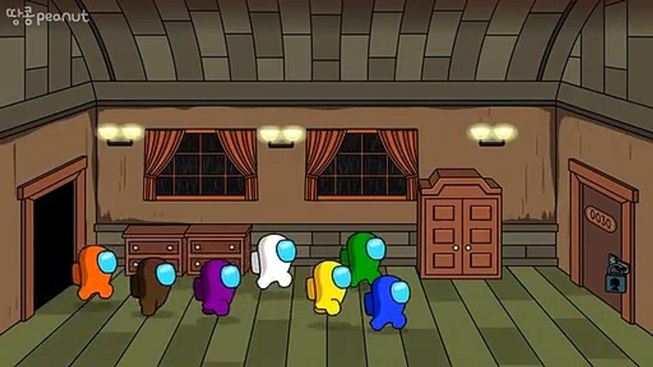 어몽어스 VS DOORS 29화 AMONG US ANIMATION 29 ( 360 X 640 )