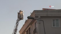 Son dakika haberi | Mecidiyeköy'de yangında can pazarı: Binada mahsur kalanlar itfaiye merdiveniyle kurtarıldı
