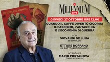 "Quando il caffè diventò cicoria: il fascismo, l'autarchia e l'economia di guerra", alle 12 la diretta con Giovanni De Luna e Ettore Boffano
