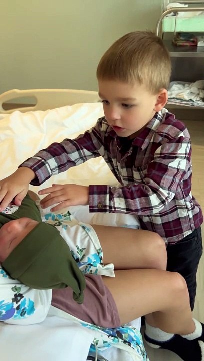 Big Brother Meeting Little Brother For the First Time