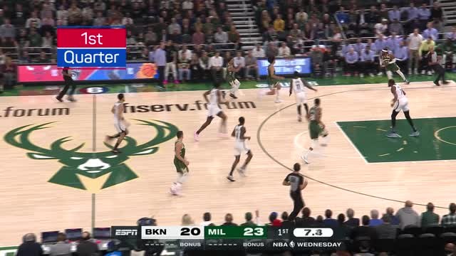 Giannis dominates Nets as Bucks maintain perfect start