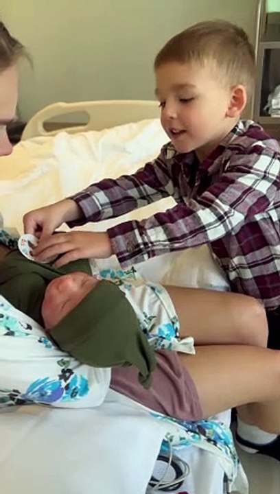 Big Brother Meeting Little Brother For the First Time