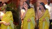 Janhvi Kapoor Green Saree Look, मुंह पे लगा झाड़ Video Viral| Boldsky*Entertainment