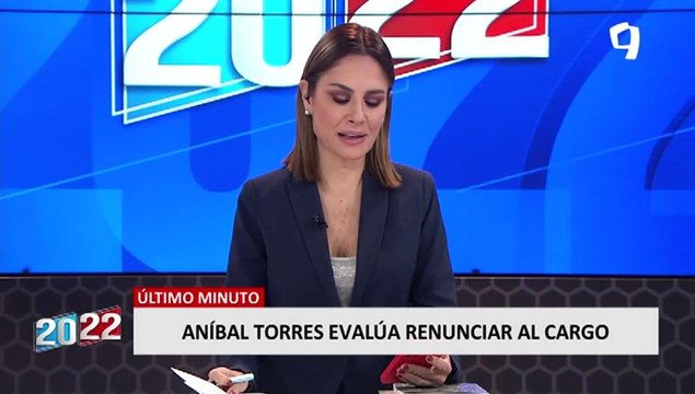 Aníbal Torres estaría evaluando renunciar a la PCM tras carta de congresistas