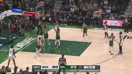 Giannis dominates Nets as Bucks maintain perfect start