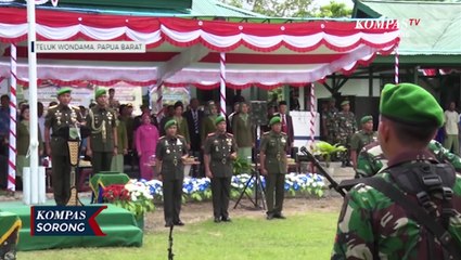 Tingkatkan Jangkauan Tugas Pangdam Kasuari Resmikan Kodim Teluk Wondama
