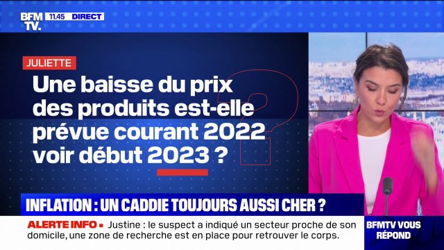 Une baisse du prix des produits est-elle prévue courant 2022, voire début 2023? BFMTV répond à vos questions