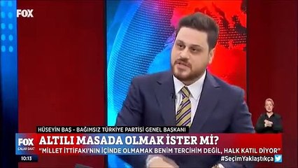 Hüseyin Baş: Millet İtifakına destek veririz. İçinde oluruz