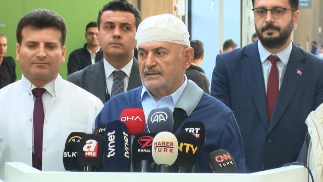 Binali Yıldırım'a ne oldu? Binali Yıldırım trafik kazası görüntüleri! Binali Yıldırım neden ameliyat oldu?