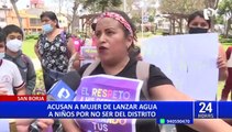 San Borja: vecina es acusada de discriminar a escolares y padres de familia por usar parque