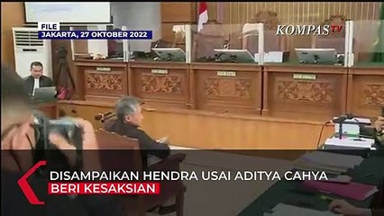 Kala Brigjen Hendra Curhat ke Hakim soal CCTV: Kami Hanya Laksanakan Perintah Ferdy Sambo