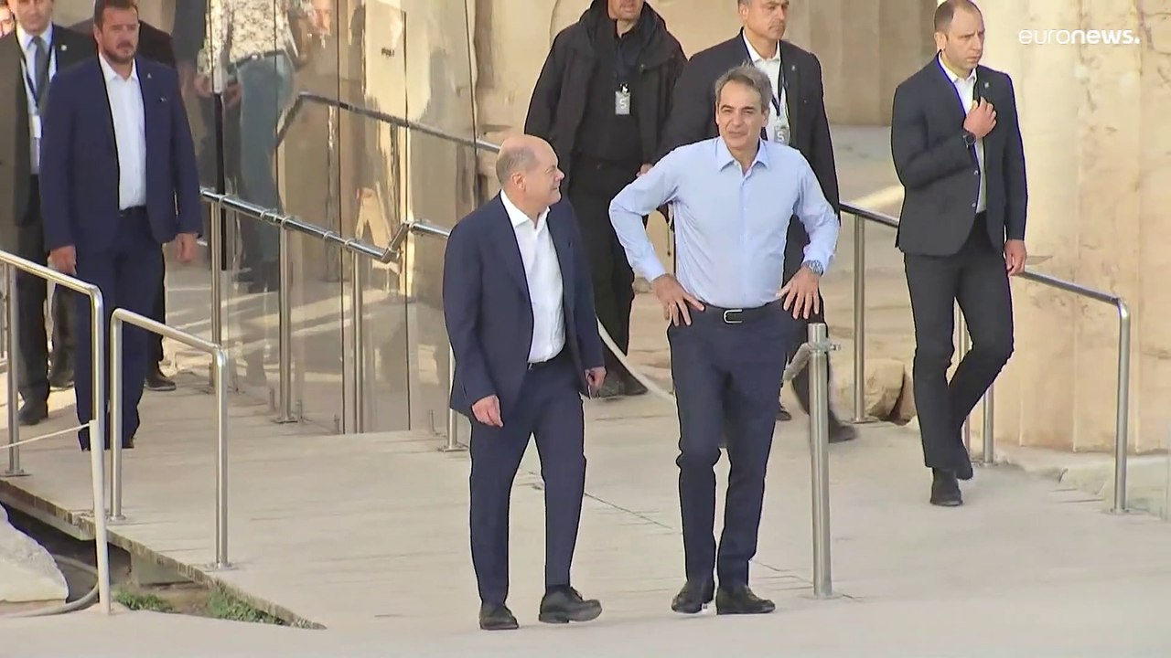 Mini-Gipfel in Athen: Exklusive Akropolis-Führung für Kanzler Scholz