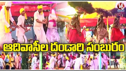 Special Story On Adivasi's Dandari Festival Celebrations _ Gussadi Dance _ Adilabad dist _ V6 News