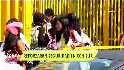Reforzarán la seguridad en el CCH Sur tras la violación de una alumna