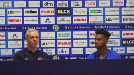 PSG-ESTAC | Point presse d'avant-match avec le coach et E.Palmer-Brown
