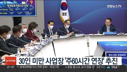 이정식 "영세업체 추가연장근로 2년 연장 추진"