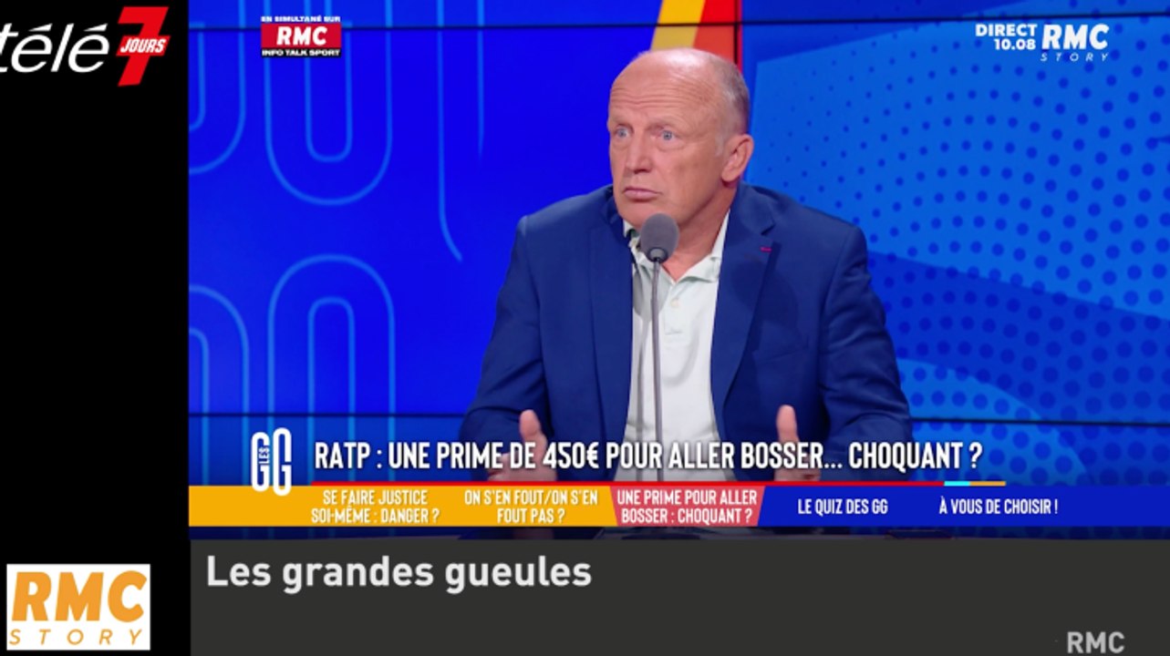 Zapping du 27/10 - "Certains sont des branl**** !" : débat animé dans les Grandes Gueules sur les primes à la RATP