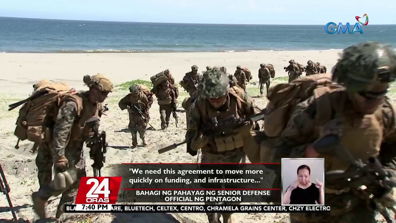 Pagdadagdag ng 5 Joint Military USE Facility sa ilalim ng EDCA, pinag-aaralan ng U.S, ayon sa Senior Defense Official ng Pentagon | 24 Oras