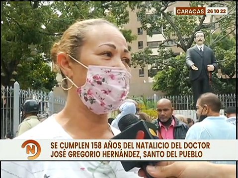 Feligreses rindieron honores al Beato José Gregorio Hernández en la Iglesia de La Candelaria