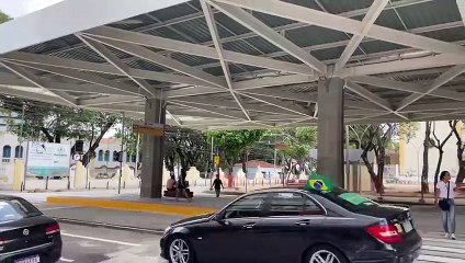 Terminal aberto na Praça Sagrado Coração de Jesus, Centro de Fortaleza