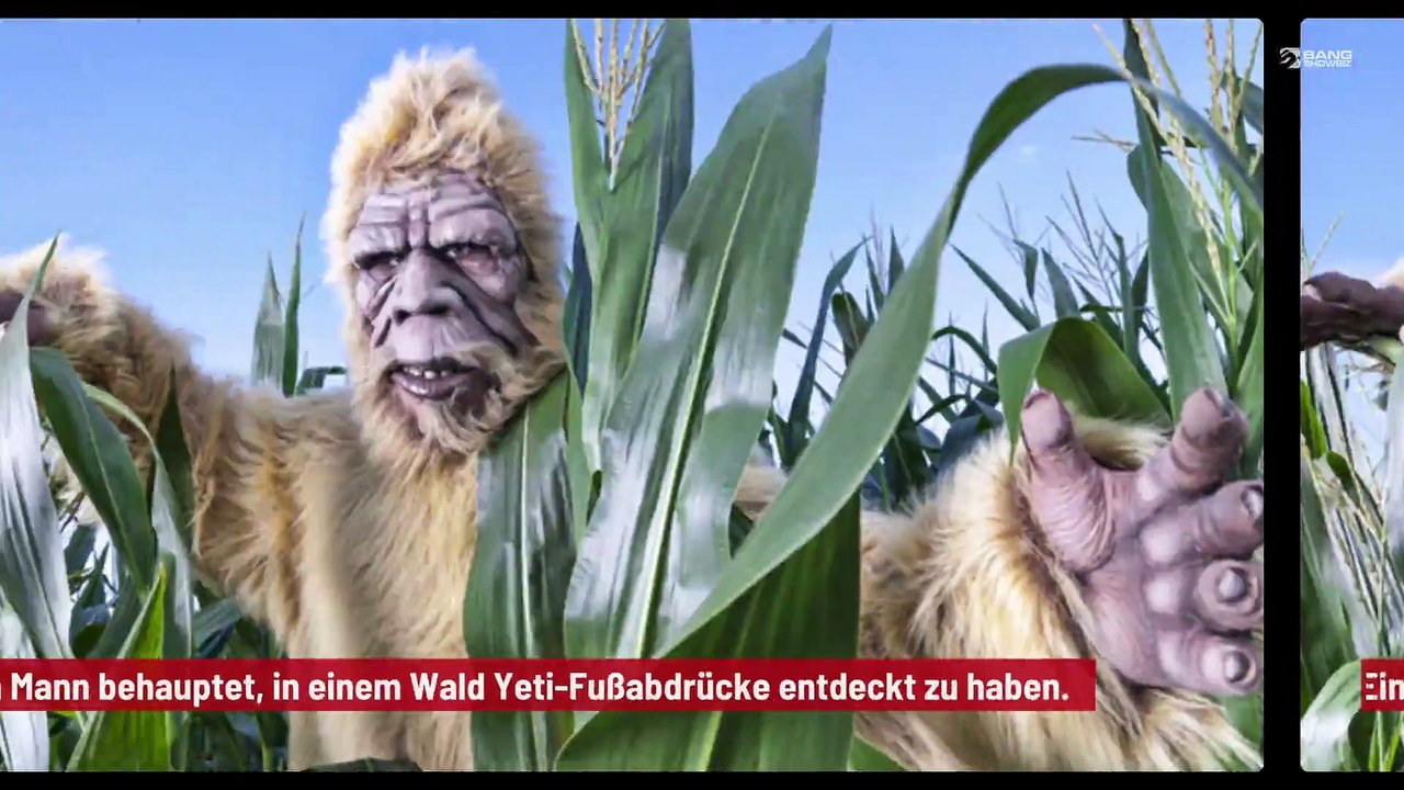 Mann findet Yeti-Fußabdrücke