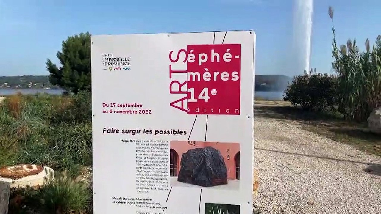 Istres : les arts éphémères un parcours à découvrir au bord de l'Etang de l'Olivier