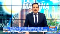 Tribunal niega solicitud de Bolsonaro para investigar supuesto fraude
