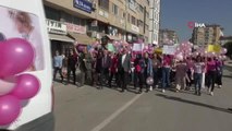 Elazığ'da 'Meme Kanseri Farkındalık' yürüyüşü