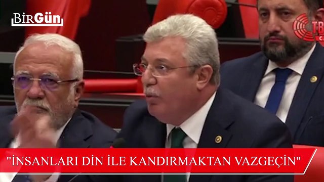 HDP'li Gergerlioğlu kürsüden ayet okudu, AKP'lilere seslendi: İnsanları din ile kandırmaktan vazgeçin! Meclis karıştı...