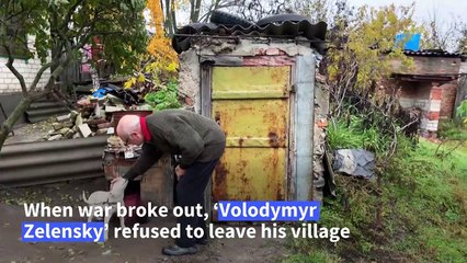 'Zelensky 2': president's namesake living in Ukraine's war-torn east