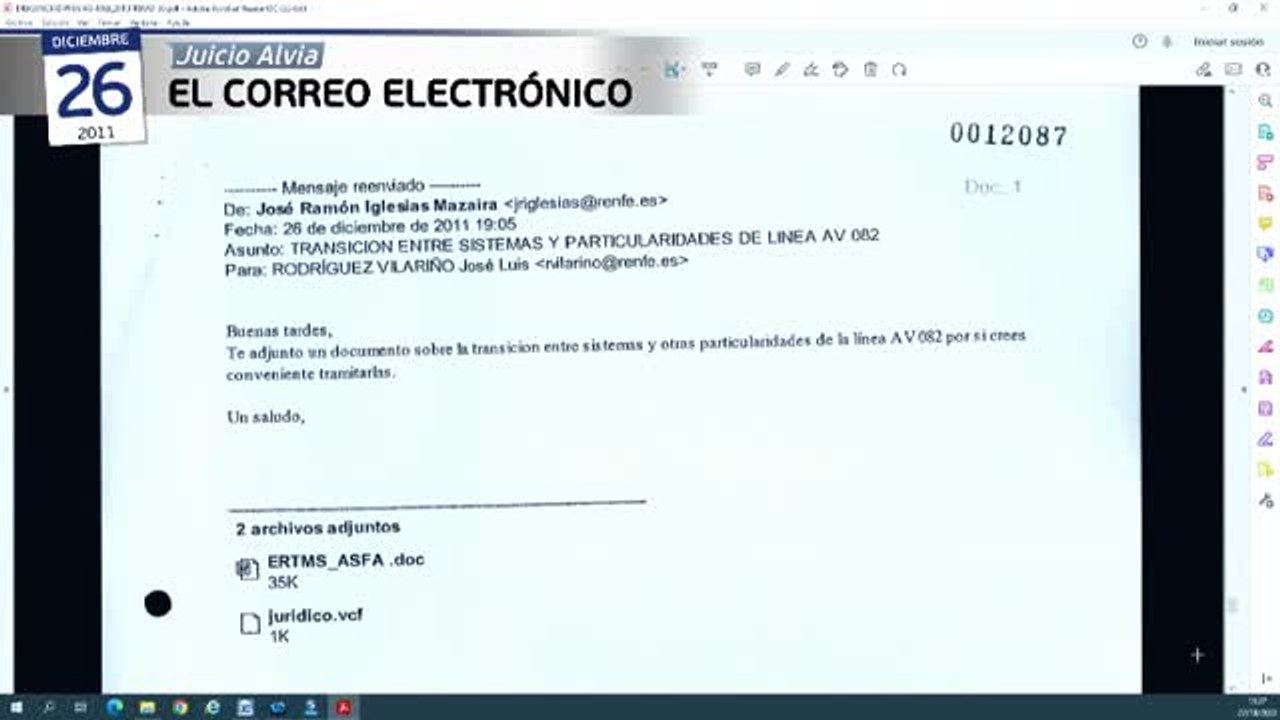 El tramo estaba a expensas únicamente del maquinista