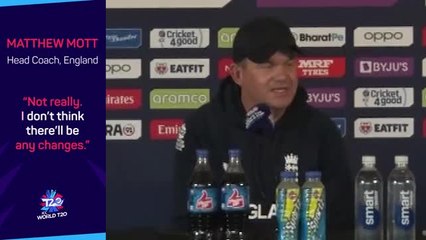 England making no changes, despite embarrassing Ireland loss