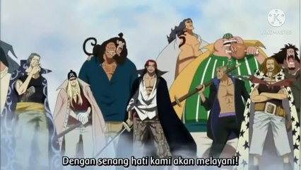One Piece _ Momen datangnya Shanks di perang Marine Ford