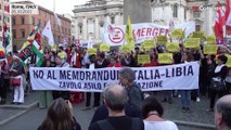 Demonstrationen gegen Anti-Migrations-Abkommen zwischen Italien und Libyen
