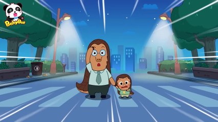 Sepeda Motor Hantu  Kepala Polisi Labrador  Animasi Keamanan Anak  BabyBus Bahasa Indonesia