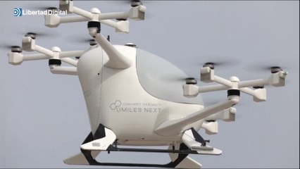 Así ha sido el despegue con éxito el primer aerotaxi español